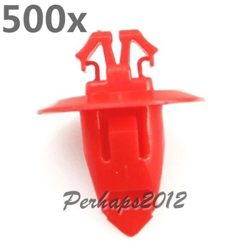 

500x Case For Highlander Land Cruiser Tacoma ,Tundra 2001 Up Fender Bumper Clip Red Nylon Retainer Red 90904-67037