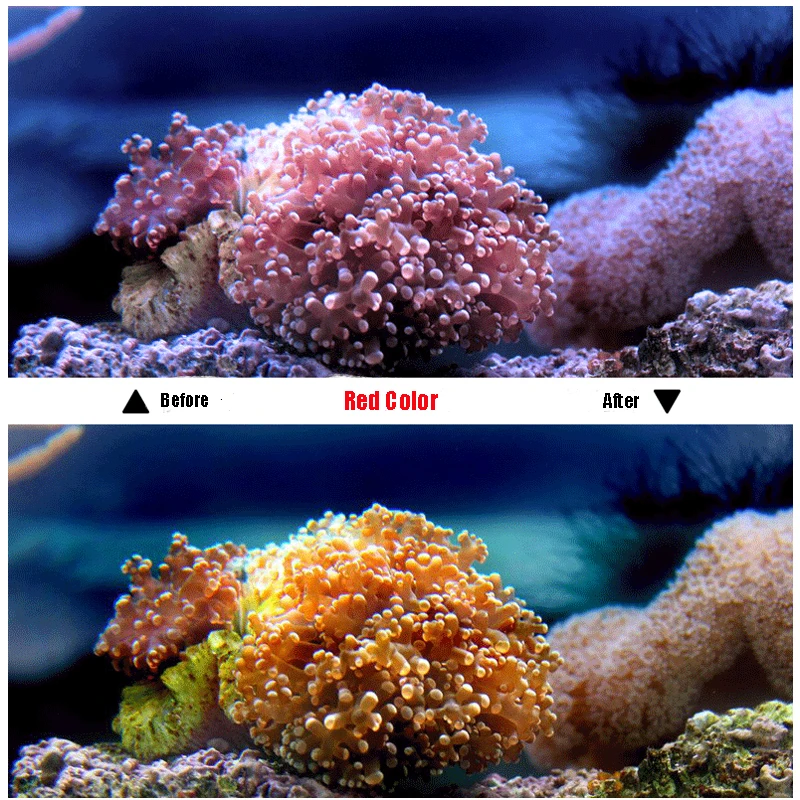 mergulho vermelho para go pro 5 6
