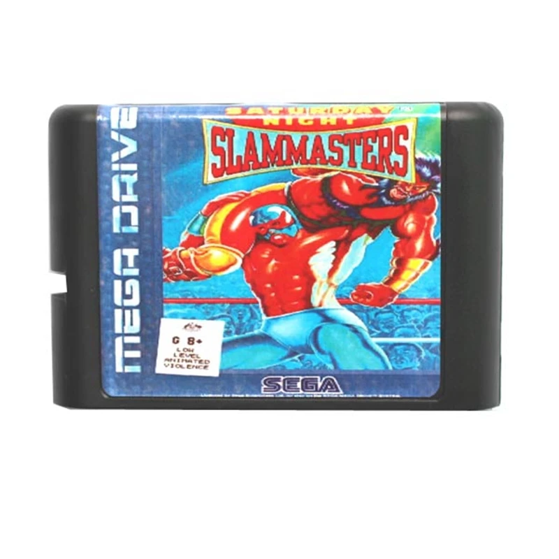 

Sega MD game card - Saturday Night Slammasters for 16 bit Sega MD game Cartridge Megadrive Genesis system