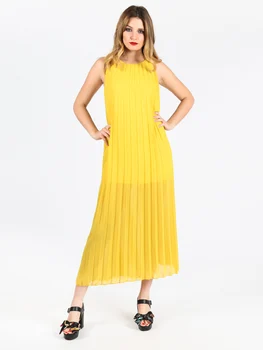 

Long pleated Dress