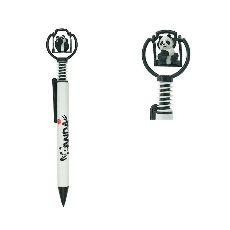 Climemo Mechanical Pencil Writing Supplies Kawaii Cartoon Panda 0.5mm Student Creative Stationery Automatic Pencil For School