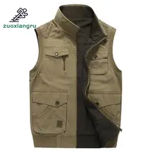 Zuoxiangru походный тактический жилет, рыболовный жилет, мужской M-6xl, несколько карманов, куртка для фотосъемки, кемпинга, много карманов, Охотничий Жилет