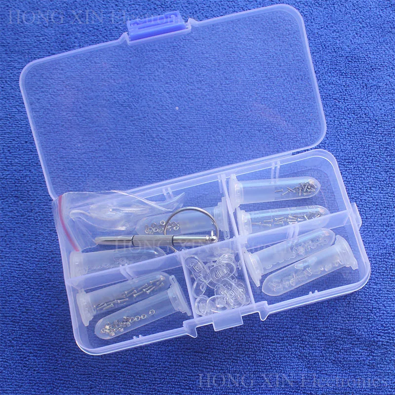 Eyeglass Sun Glasses Nose Pad Optical watch Screwdriver Repair Screws Nut Tool Assorted Kit Box