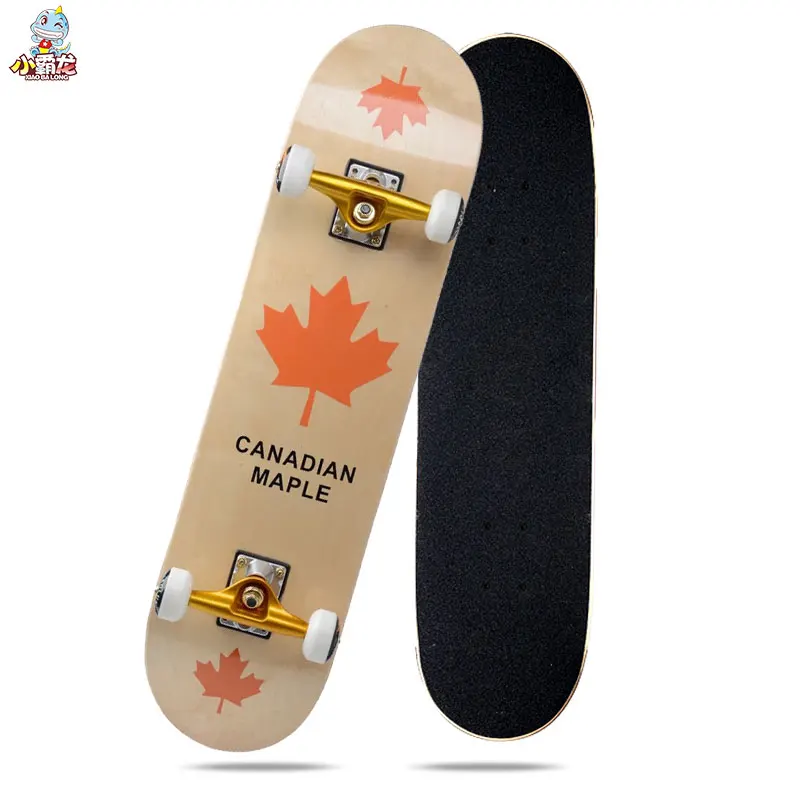 

31 Inches Long Marple Fish Skateboard Skateboarding Four-wheels Street Banana Long Skate Board Mini Cruiser Fish For Children