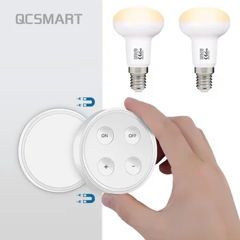 

E14 Wireless Dimmer Light Kit 1 Magnetic Remote Control 2 E14 LED Bulb 3 Color Temperature(2700K/4000K/6000K) Dimmable