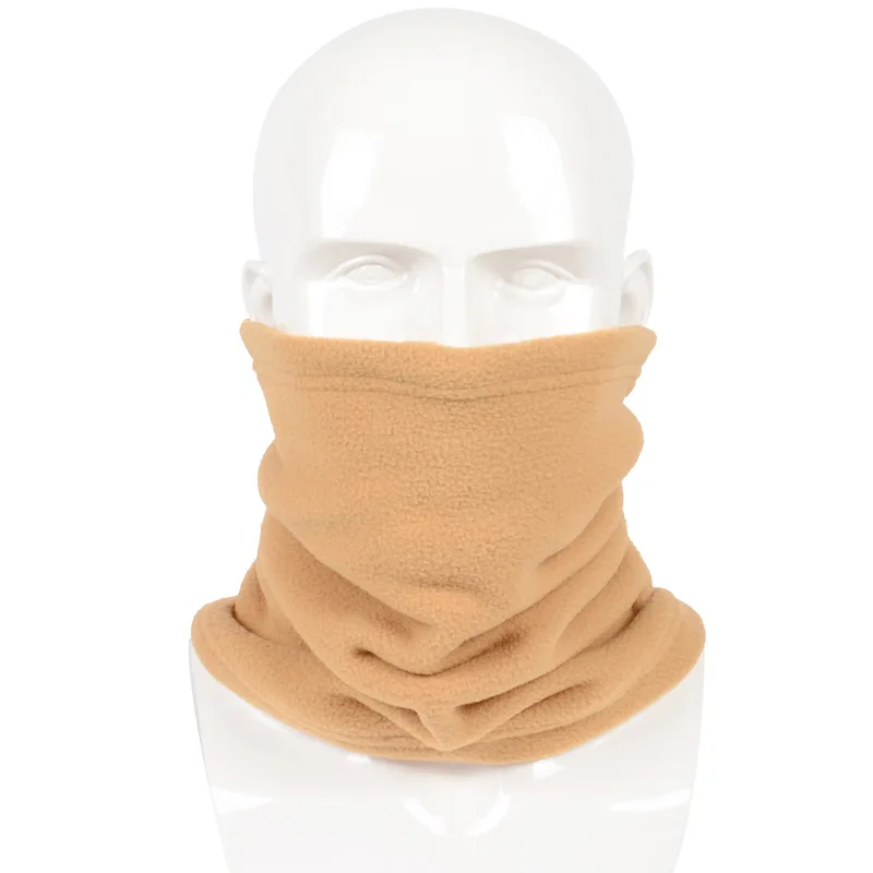 

6 Colors Women Men 3 in1 Winter Warm Sports Thermal polar fleece fabric Scarfs Neck Warmer Face Mask Beanie Hats Caps Unisex