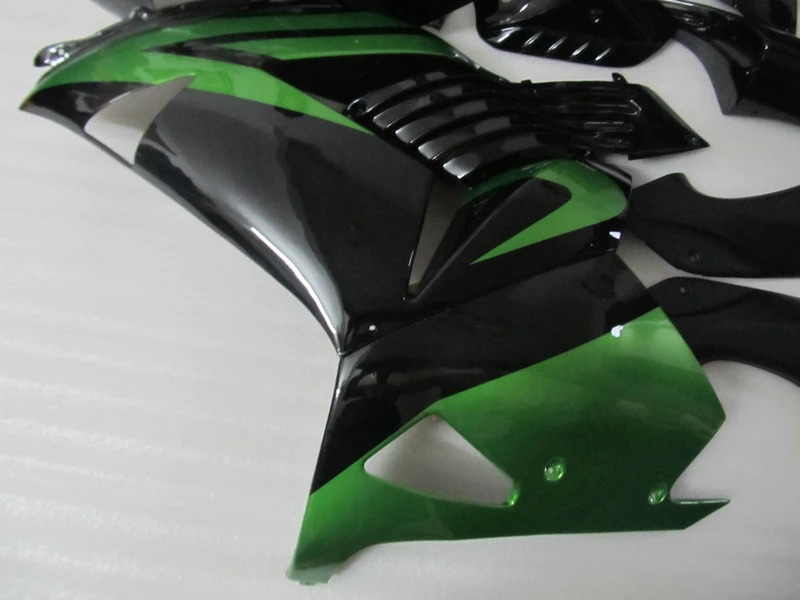 Комплекты обтекателей под давлением для Kawasaki ZX14R 2006 2007 2008 2011 Зеленые Черные ZX 14R 06