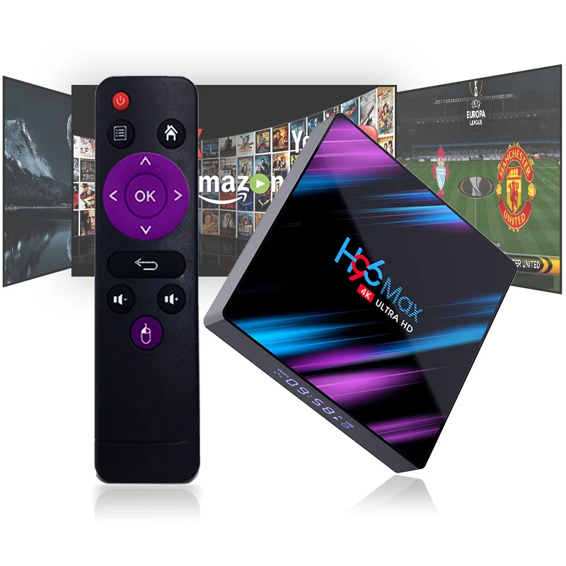 Smart Android 9.0 Set Top TV Box 4G 4K DDR3 USB 3.0 Bluetooth 4.0 H96 Penta-Core Mali-450 RK3318 Google Play IPTV H.265 mini