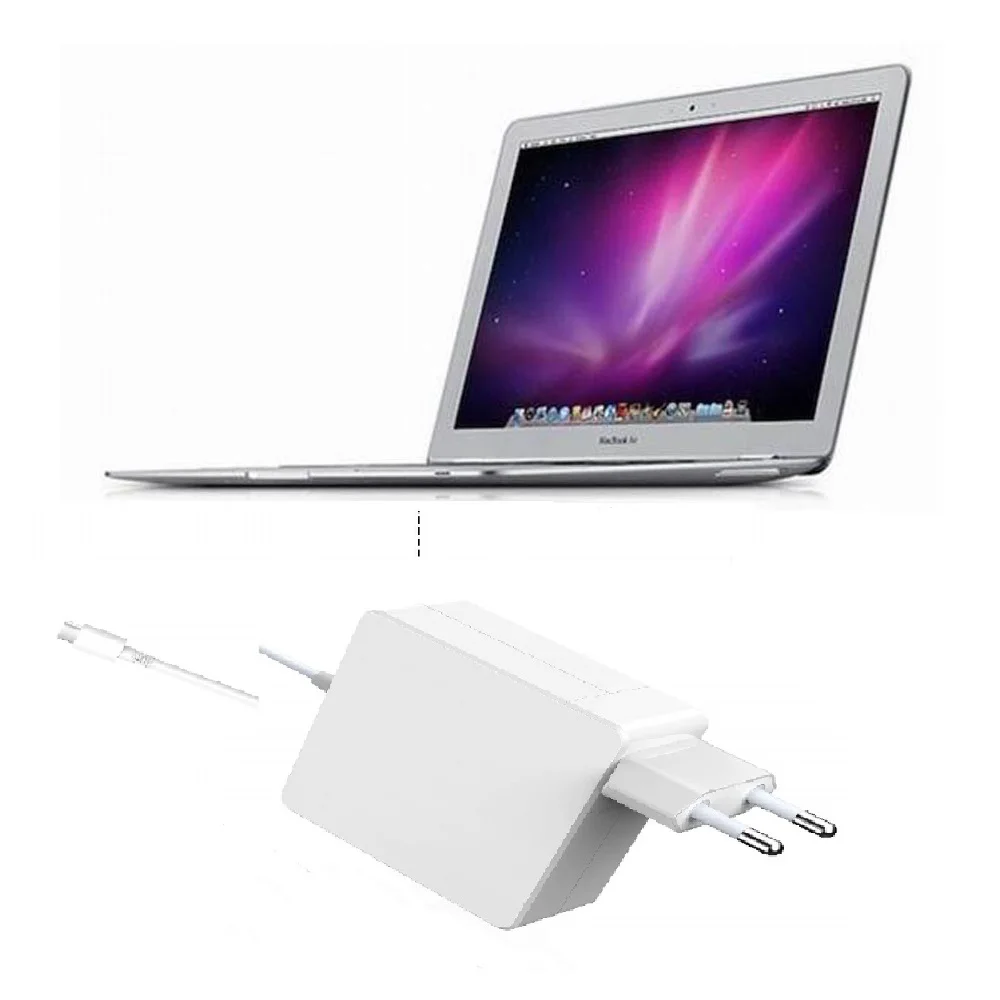 ЕС США 65 Вт USB C зарядное устройство совместимо с MacBook Air Pro lenovo Asus hp Dell Xiaomi, p20 и 61 Вт, 60 Вт, 45 Вт, 30 Вт, 29 Вт, 18 Вт USB C зарядное устройство - Цвет: Белый