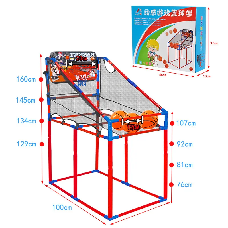 Детский Баскетбол стойка Крытый стрельба машина детские спортивные игровые площадки игры