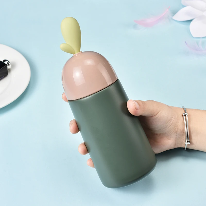 

300ML Thermo Cup Stainless Steel Portable Insulated Bottle Travel Office Vacuum Flask Mug Milk Tea Drinkware Kitchen Accessories