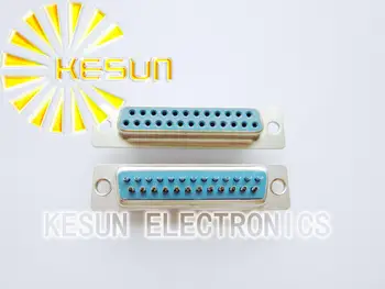 

100pcs/lot DB25 DB 25P 25Pin Female Solder Serial D-Sub Connector