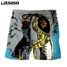 Модные повседневные мужские и женские панковские аниме «The Seven Deadly Sins Nanatsu No Taizai», спортивные пляжные тренировочные брюки в стиле Харадзюку, шорты E515