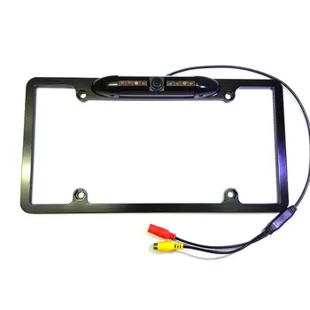 

Universal Black American License Plate Frame Car Camera HD Infrared Night Vision Frame License Plate Rear View Camera