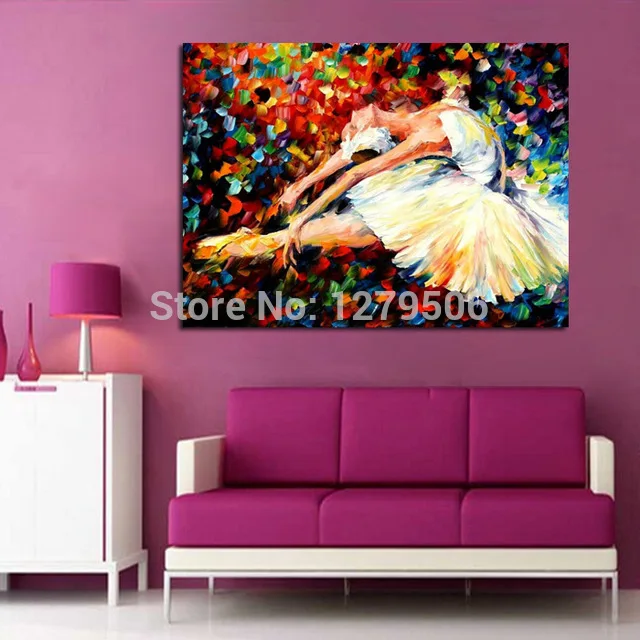 VV 100-handpainted-Oil-painting-On-Canvas-Ballet-Girl-Wall-Pictures-Paintings-High-Quality-Canvas-Wall-Art (1)