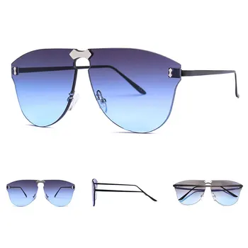 

Fashion Rimless Sunglasses Luxury Brand Women Oversized Sun Glasses Vintage Gafas Lady Eyewear Oculos de sol UV400 Shades