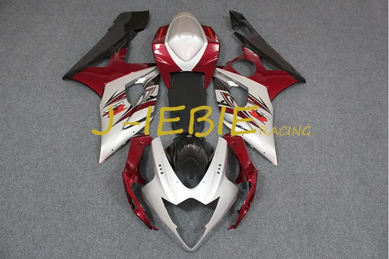 

Silver red Black Injection Fairing Body Work Frame Kit for SUZUKI GSXR 1000 GSXR1000 K5 2005 2006