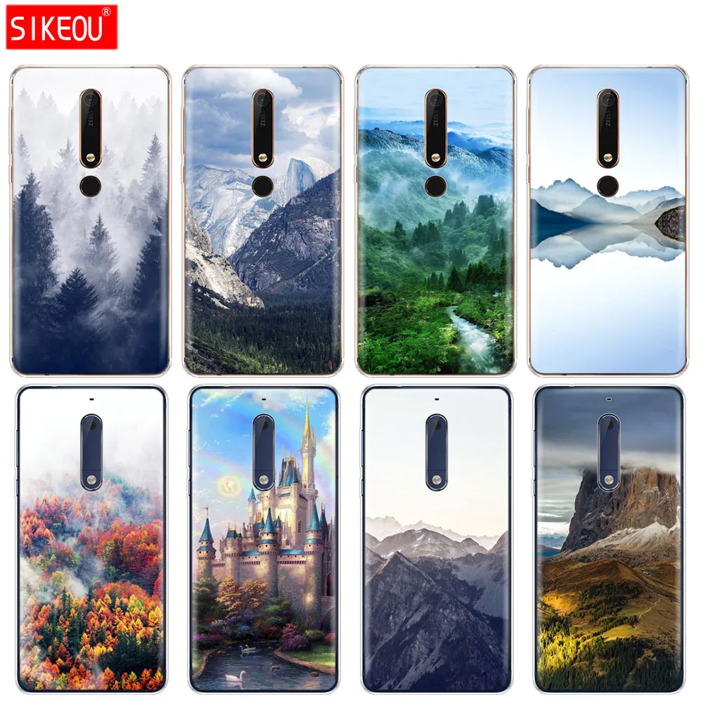 Silicone Cover Phone Case For Nokia 5 3 6 7 Plus 8 9 Nokia 6 1