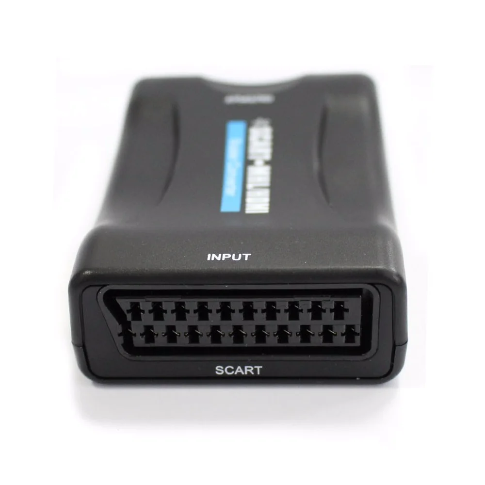 SCART К HDMI конвертер видео аудио сигнала адаптер HD с DC кабелем высококлассный