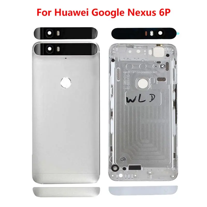 Для Huawei google nexus 6 P Батарея крышка Корпус дверь Мощность Кнопки громкости для Huawei google nexus 6 P батарея крышка