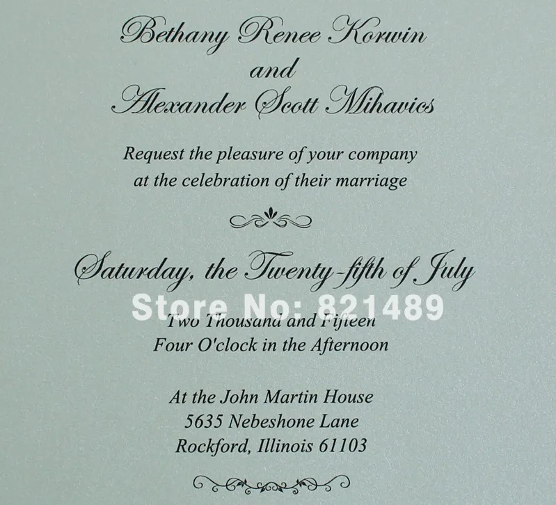 invitation