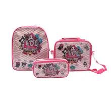 

New kids cartoon Elsa Anna schoolbag girls princess cute school bag sofia Kindergarten backpacks LOL Doll school bags in stock