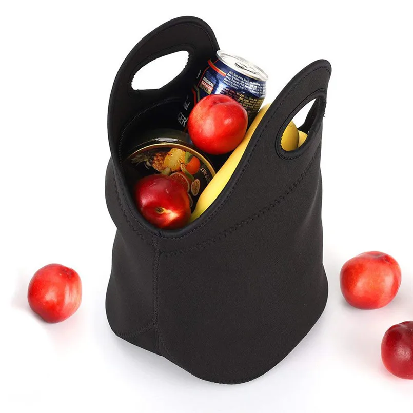 Neoprene Lunch Bag Thick Insulated Durable Waterproof ...