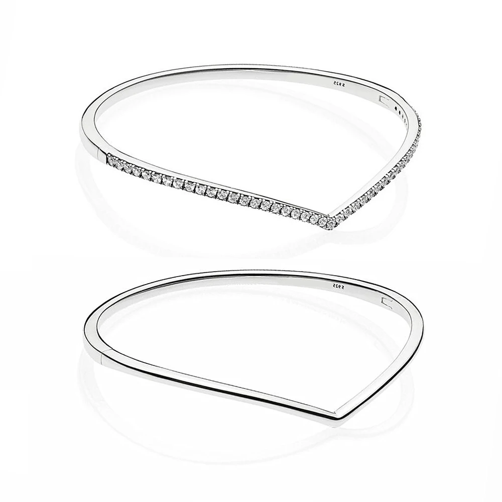 

Ajax 100% 925 Sterling Silver Fashion Shiny Sterling Silver Zirconia Bracelet Fit Pandora For Women
