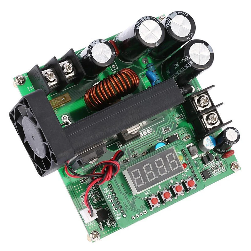 

AAAE Top 900W DC-DC Boost Converter 8-60V to 10-120V 15A Step Up Power Supply Module