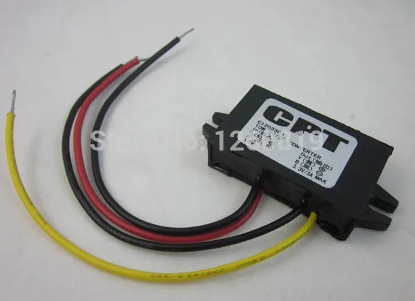 

DC 12V to 3.3V 3A 10W DC-DC Converter Step Down Buck Module Car LED Power Supply