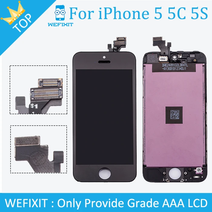 10PCS Hot Sale Grade AAA For Apple iPhone 5 LCD Display