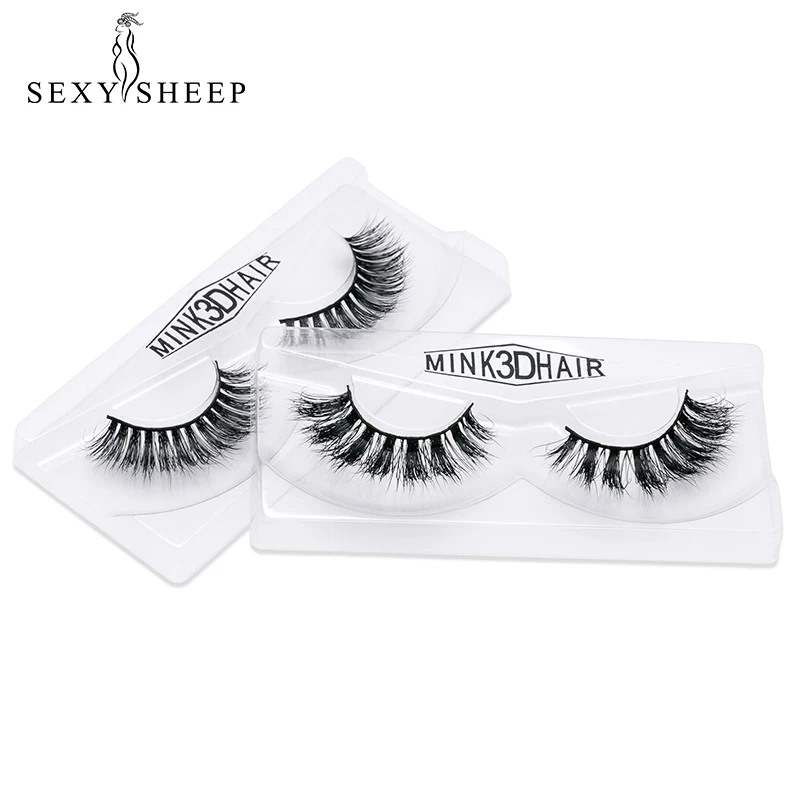 

1 pair False Eyelashes 100% Handmade Eye Lashes 3D Real Mink Makeup Thick Fake False Eyelashes