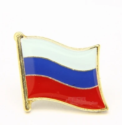 

National Flag Metal Lapel Pin Flag Pin russia