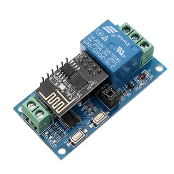 

Upgrade 12V ESP8266 WiFi Relay IoT Smart Home Phone APP Remote Control Switch