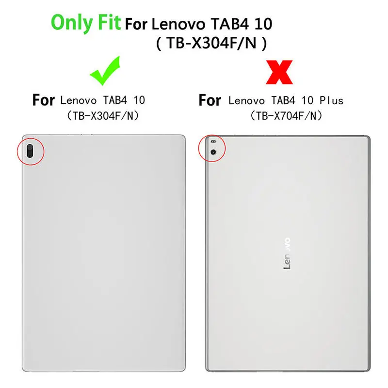 Чехол для lenovo TAB4 Tab 4 10 TB-X304L TB-X304F TB-X304N 10," Smart Cover Чехол Funda PU раскладной стенд кожи в виде ракушки+ Защитная пленка на экран+ подставка для ручек