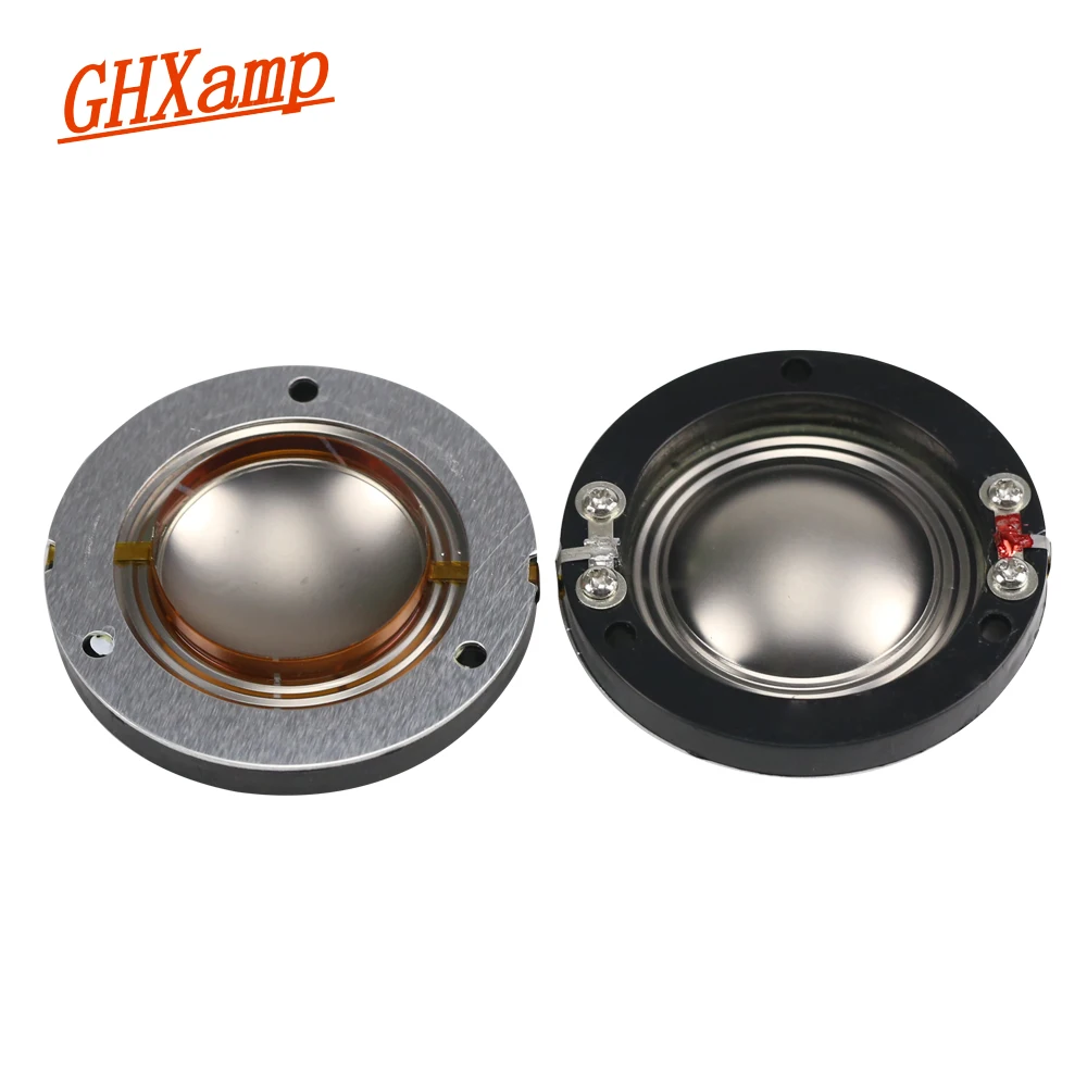 GHXAMP Flat Wires 34.4MM Titanium Diaphragm Tweeter Voice Coil Horn 34MM Core 8OHM Speakers Repair Accessories Driver DIY 2PCS - ANKUX Tech Co., Ltd