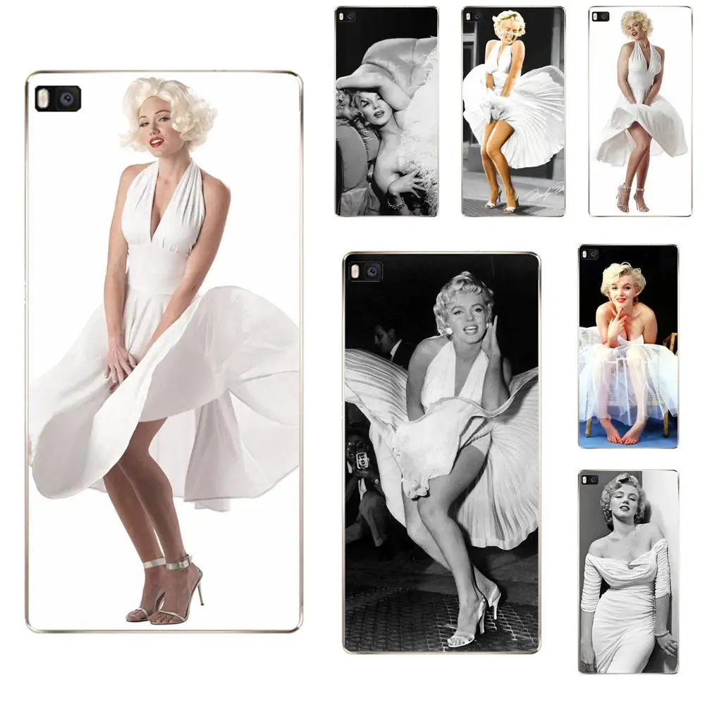 

Marilyn Monroe In Her White Dress For Huawei G7 G8 Honor 5A 5C 5X 6 6X 7 8 V8 Mate 8 9 P7 P8 P9 P10 Lite Plus TPU Printing