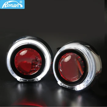 

Ronan 3.0'' H1 Super Metal Bi xenon Projector lens LHD RHD suit H4 H7 Headlight DRL Angel Eyes iris Integrated Car Styling