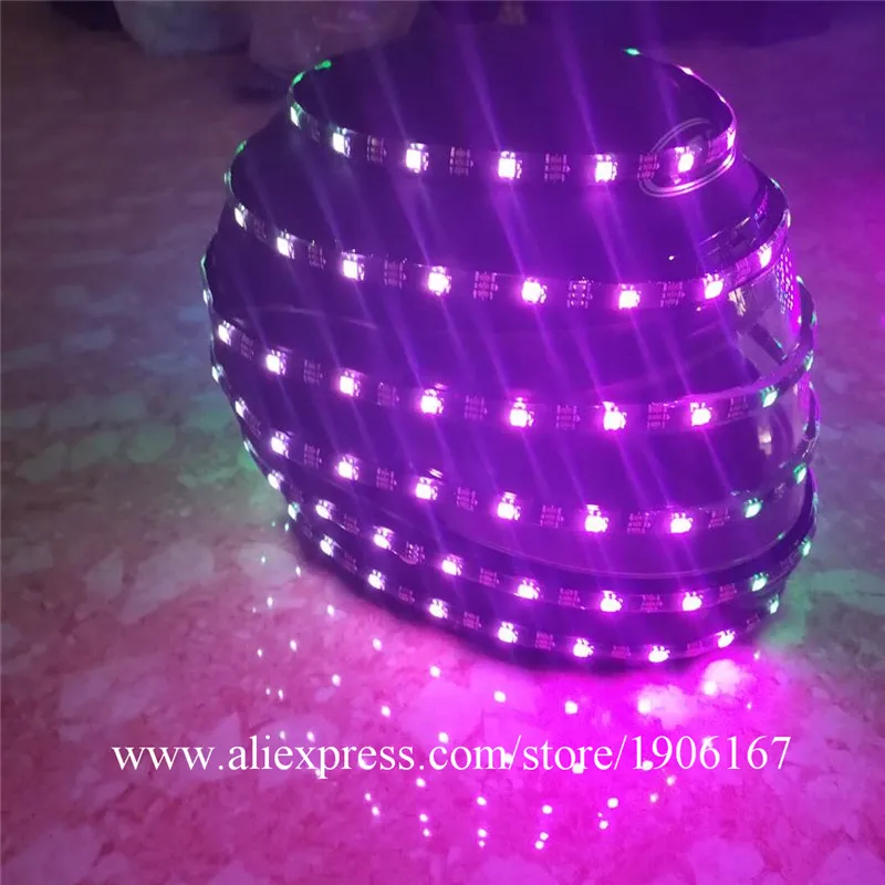 LED helmet Luminous helmet costume Alexander robot04