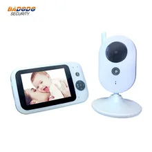 Беспроводной 2,4 ГГц 3,5 дюймов Цвет Видеоняни и радионяни безопасности Камера два-способ обсуждения автоматический Ночное видение Температура монитор