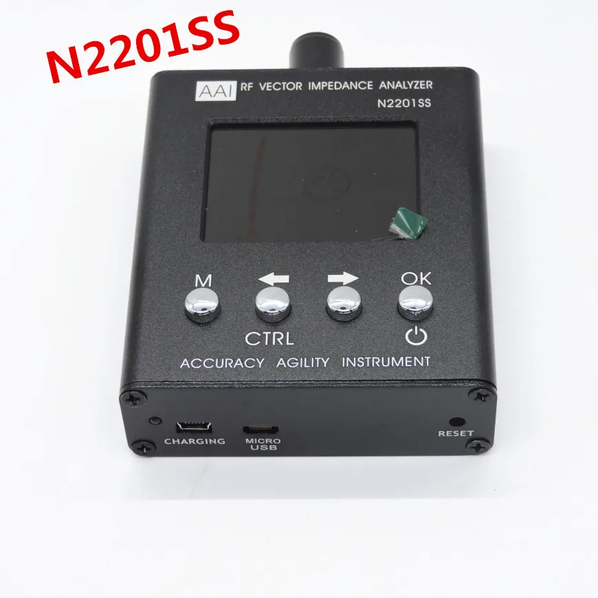 

English verison N2201SS n2201 137.5M - 2.7GHZ 137.5MHZ to 2.7GHZ UV RF Vector Impedance ANT SWR Antenna Analyzer Meter Tester