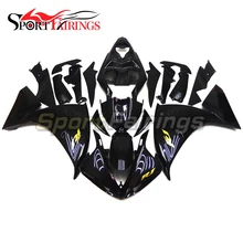 Carenagens Para Yamaha R1 09 10 11 Ano 2009 2010 2011 Gloss black injeção ABS Da Motocicleta Completa Fairing Kit Carroçaria Decalques de Ouro