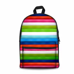 Джинсы дизайнерская Детская Школьные сумки 3D полосатый деним печати дорожная сумка Школьный рюкзак для подростков мальчиков и девочек