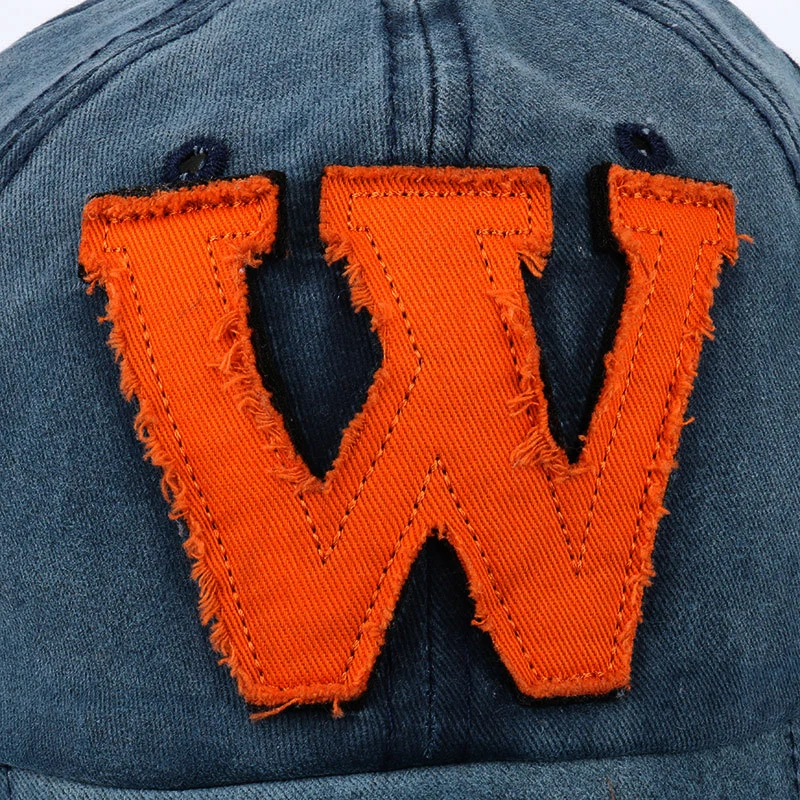 Lavado Denim Snapback sombreros otoño verano letra W nuevo hombres mujeres gorra de béisbol Sunblock Beisbol Casquette gorras Dropshipping 2018 Lavado Denim Snapback sombreros otoño verano letra W nuevo hombres mujeres gorra de béisbol Sunblock Beisbol Casquette gorras Dropshipping 2018