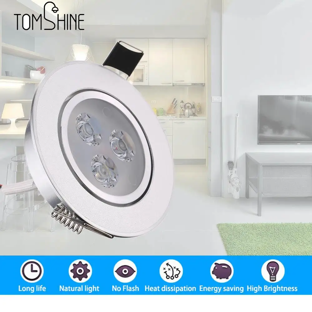 Buy LED Spotlight Light 9W Silver LED Recessed