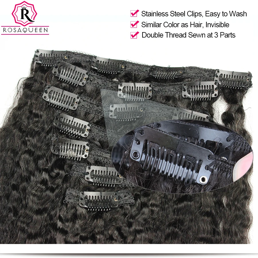 Kinky-Straight-Clip-In-Human-Hair-Extensions-Brazilian-Remy-Hair-100-Human-Natural-Hair-Coarse-Yaki (5)