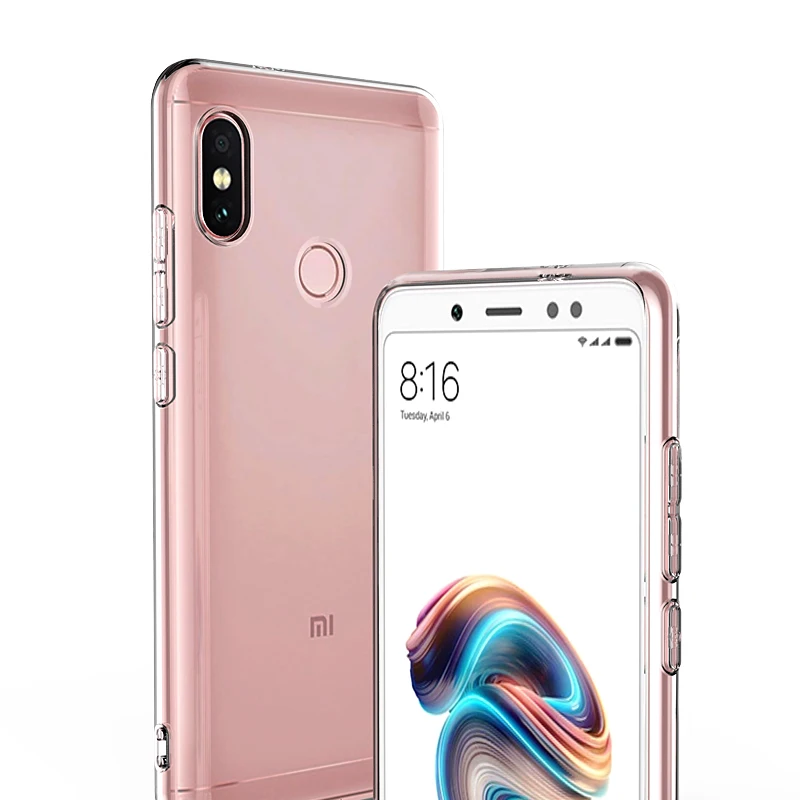 Чехол для xiaomi mi a2 lite силиконовый прозрачный чехол из ТПУ mofi Оригинальная Черная