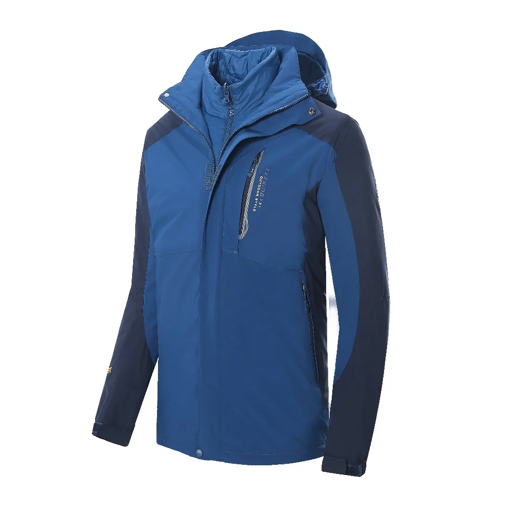 ZYNNEVA Mannen 3 in 1 Reizen Kleding Wandelen Winddicht Jassen Buiten Jas tweedelige Trekking Camping Softshell Jas GK1104 ZYNNEVA Mannen 3 in 1 Reizen Kleding Wandelen Winddicht Jassen Buiten Jas tweedelige Trekking Camping Softshell Jas GK1104
