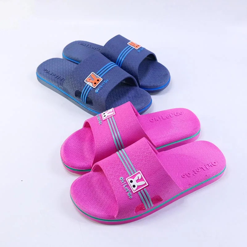 

2019 New Bathroom Slippers Women Unisex Non-slip Indoor Home Slippers Fashion Outdoor Beach Flip Flops Summer Slides S0633