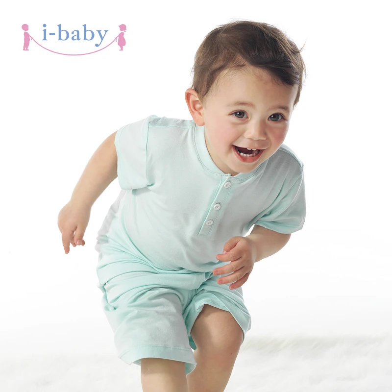 I-baby Детские комбинезоны для новорожденных мальчиков и девочек 100% PIMA хлопковый
